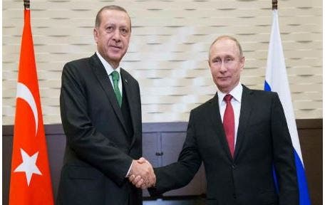 بوتين وأردوغان يؤيدان إقامة “مناطق آمنة” في سوريا