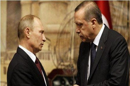 بوتين ممازحا أردوغان: الوفد التركي لا يريد العمل