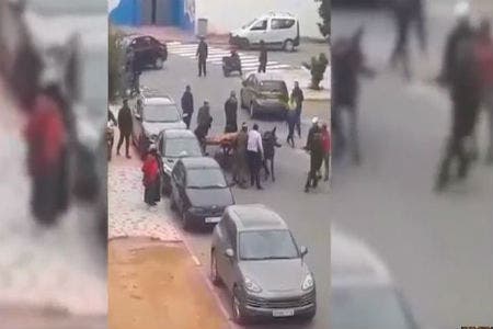 عمالة الحي الحسني: “فيديو اعتداء قائد على بائع متجول تم تقطيعه”
