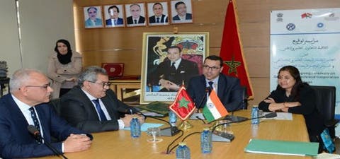 الصمدي يترأس مراسيم توقيع اتفاقية تعاون علمي بين المغرب والهند