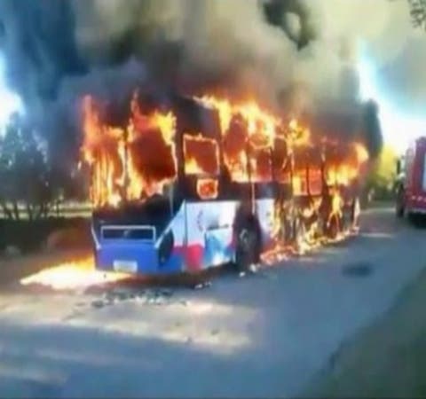 شركة النقل العمومي بمكناس تتابع قضائيا سائقا تسبب في إضرام النار بحافلة‎