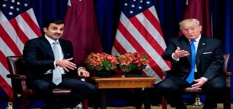 ترامب يتصل بأمير قطر ويدعوه لزيارة الولايات المتحدة