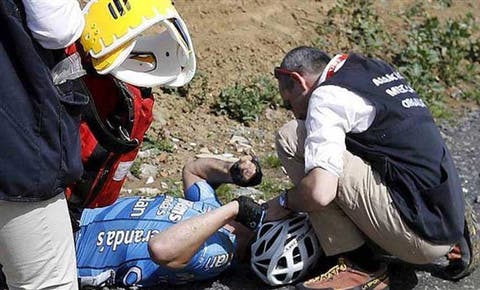 وفاة دراج بلجيكي بسكتة قلبية بعد سقوطه في سباق بباريس