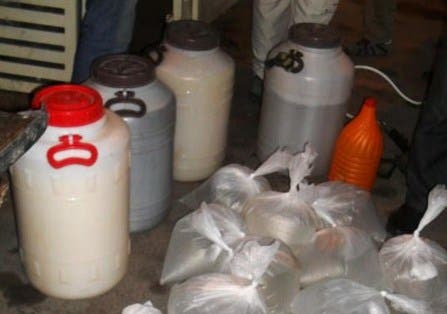 مراكش: حجز طن من مسكر ماء الحياة‎