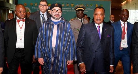 الملك يجري مباحثات على انفراد مع رئيس الكونغو