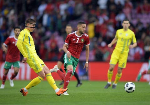 التعادل السلبي يحسم مباراة المنتخب المغربي ضد نظيره الأوكراني