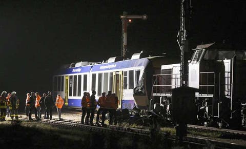 قتيلان و14 جريحا في تصادم قطارين في ألمانيا