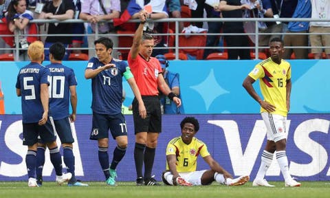 المنتخب الياباني يحقق فوزا مفاجئ على كولومبيا