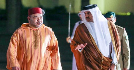 الملك يهاتف تميم ويشكره على الدعم القطري لملف المغرب