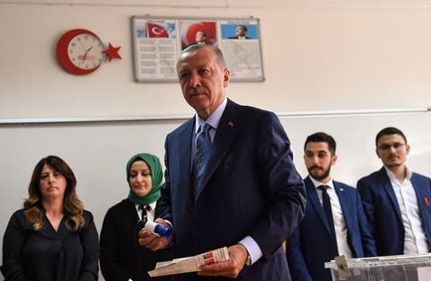 أردوغان رئيسا لتركيا بعد فرز غالبية الأصوات‎