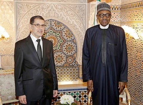 الرئيس النيجيري يجتمع بالعثماني .. وهذا ما دار بينهما