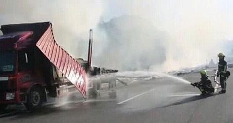 مقتل 8 أشخاص وإصابة 4 آخرين إثر اصطدام شاحنتين بالصين