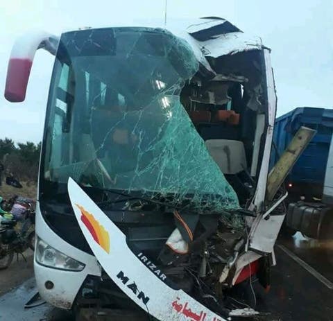 الألطاف الإلهية تنقد عشرات الركاب من الموت بعد حادثة حافلة بالبيضاء