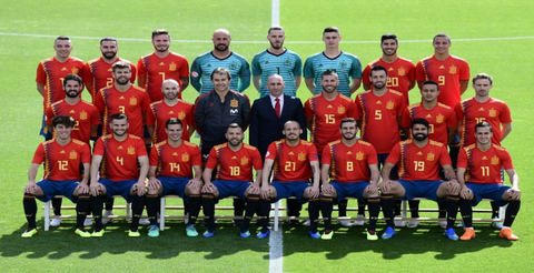 التشكيلة الرسمية لمباراة إسبانيا والبرتغال
