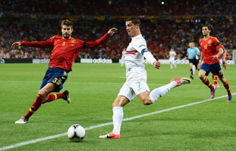 أهداف المباراة المجنونة بين إسبانيا والبرتغال