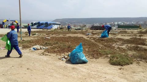 اكادير :المجتمع المدني ينظم حملة نظافة بشاطئ ايموران