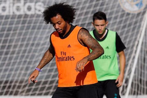 مارسيلو يشارك في تدريبات بدلاء ريال مدريد