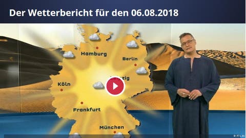 “العباءة” المغربية في نشرة الطقس على الشاشة الألمانية