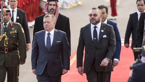 الملك يبعث برقية تعزية لعاهل الأردن على إثر الاعتداءات الارهابية