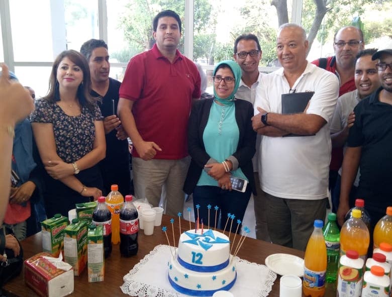 Photo of العاملون بقناة الرياضية يحتفلون بمرور الذكرى 12 على تأسيسها