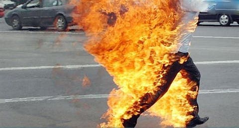 شاب يضرم النار في جسده باستعمال “الدوليو” بالجديدة