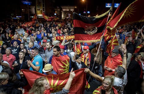 فشل استفتاء تغيير اسم مقدونيا.. والمعارضة تحتفل