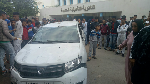 حادثة دهس تلاميذ أمام ثانوية ببرشيد تعيد ملف الأمن المدرسي للواجهة