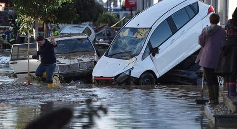 ارتفاع حصيلة ضحايا فيضانات فرنسا