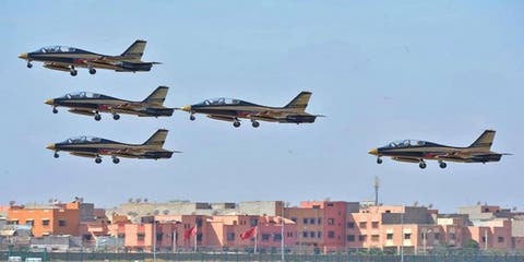 عشرات الطائرات الحربية تحلق فوق سماء مراكش وسط استنفار أمني