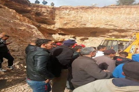 جرادة .. مصرع 3 أشخاص وإصابة آخرين في إنهيار صخري لأحد أنفاق معدن الرصاص