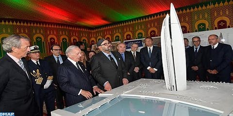 الملك يترأس حفل الإطلاق الرسمي لأشغال بناء “برج محمد السادس”