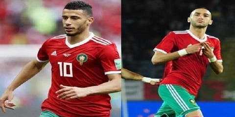 غياب بلهندة وزياش في مباراة المغرب وتونس الثلاثاء المقبل