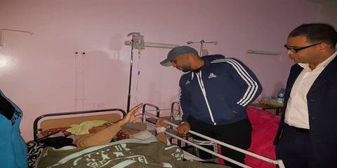 ابو زعيتر يزور مرضى مستشفى ابن سينا بالرباط