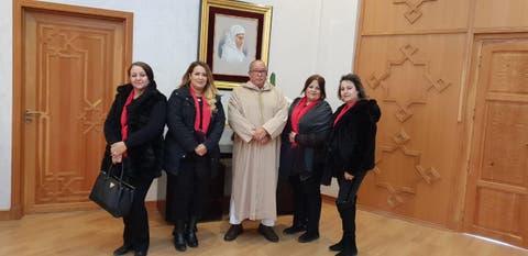 جمعية نساء مراكش تقوم بزيارة مقر جهة مراكش اسفي