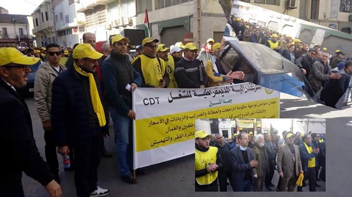 Photo of وجدة…مسيرة جهوية لـ CDT ضد السياسات الحكومية