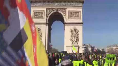 للسبت ال15 .. تواصل احتجاجات السترات الصفراء في فرنسا