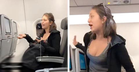 فيديو : مسافرة “سكرانة” تخلق الفوضى داخل الطائرة .. والسبب طفل !