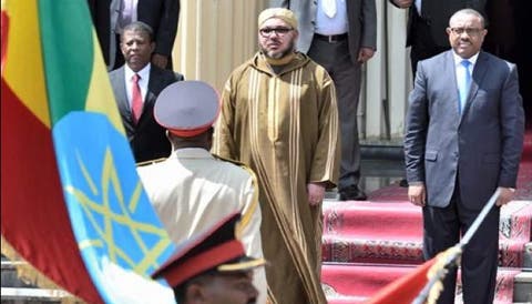 الملك محمد السادس يُعزي في ضحايا حادث تحطم الطائرة الاثيوبية