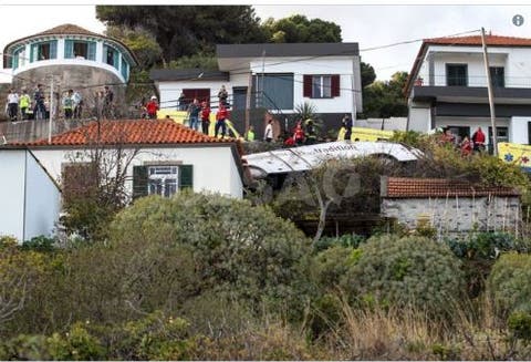 مصرع 28 شخصا فى حادث حافلة سياحية بجزيرة ماديرا البرتغالية