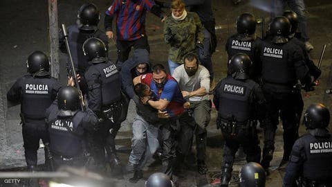 “دماء واعتقالات” عشية نهائي كأس إسبانيا