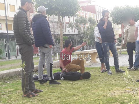 طنجة : مواطنون يلقون القبض على لص هاجم فتاة