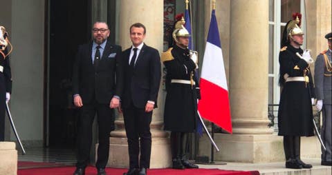 الملك يهنئ الرئيس الفرنسي ماكرون بمناسبة العيد الوطني لبلاده