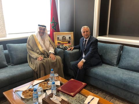 سفير السعودية بالمغرب يزور وزير السياحة بمكتبه بالرباط