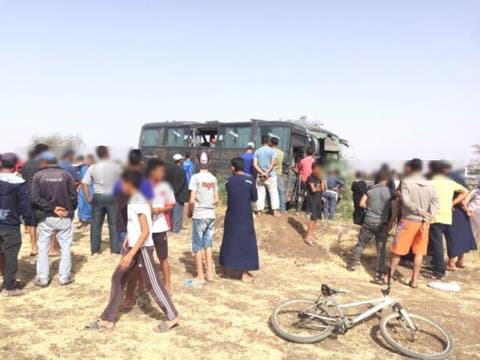 ضحايا على متن حافلة للمسافرين في حادثة سير بإقليم سيدي بنور.. بيوم قبل عيد الأضحى