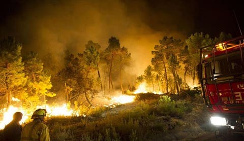 اسبانيا.. حرائق تتلف أزيد من 71 ألف هكتار من الغابات والغطاء النباتي