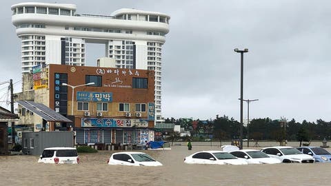 مقتل 6 في إعصار اجتاح أجزاء من كوريا الجنوبية