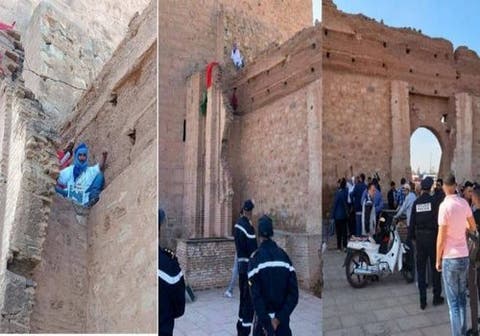مراكش : شخص يهدد بالانتحار من فوق صومعة مسجد الكتبية