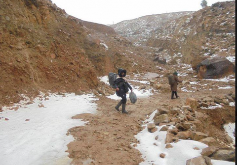 السلطات تُنقذ شابين عَلقا وسط الثلوج  بجبل “تدغين “