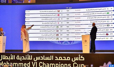 كأس محمد السادس للأندية العربية الأبطال.. سحب قرعة الدور ربع النهائي