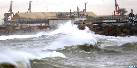 تحذير : أمواج خطيرة يومي الخميس والجمعة بين كاب مالاباطا وآسفي